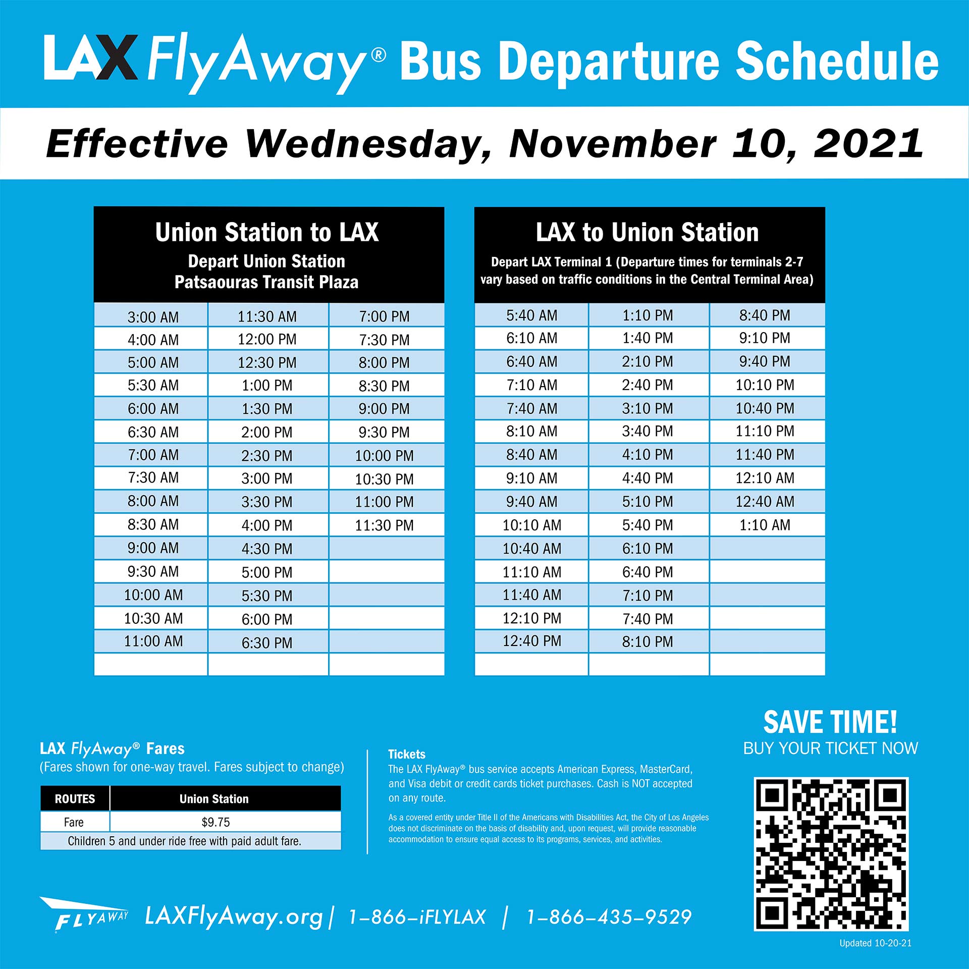 Los Angeles Airport Bus service