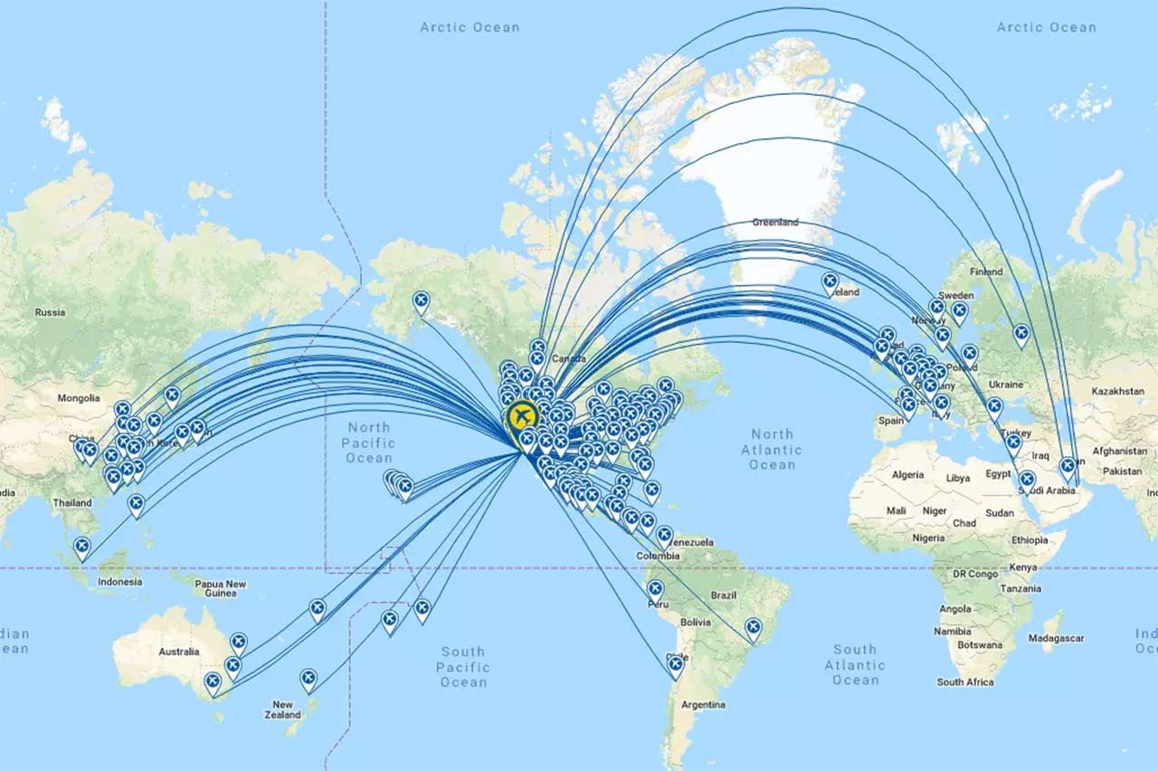 Flights At The Los Angeles International Airport LAX   Lax Airport Destination 