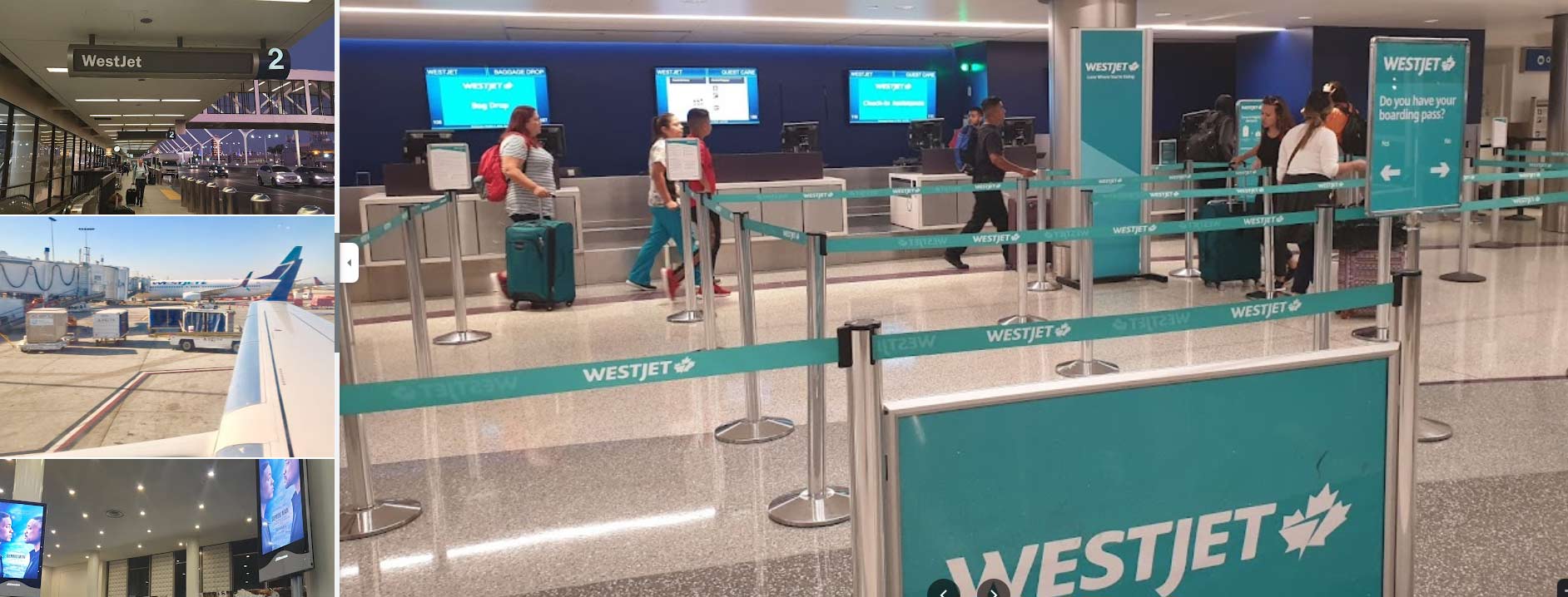 WestJet Airlines lax airports